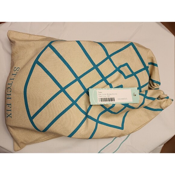 TOMS Kala Desert Wedge Bootie Gray Women Size 8.5 - Picture 9 of 10